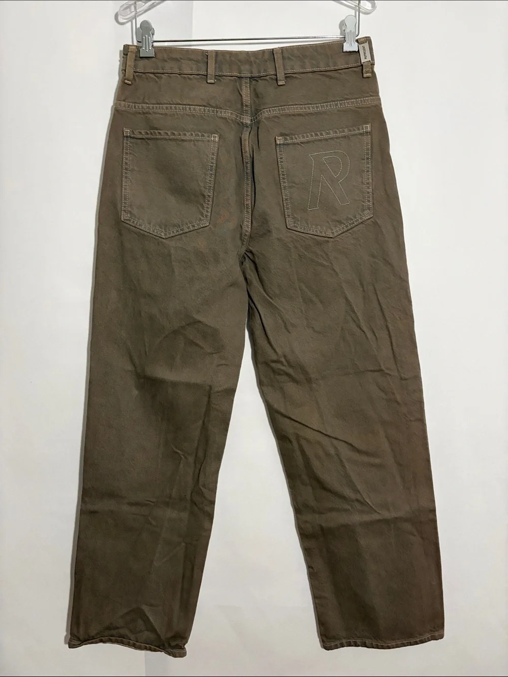 Represent Baggy Denim Jeans in Light Brown Bark Sandstorm Size 31